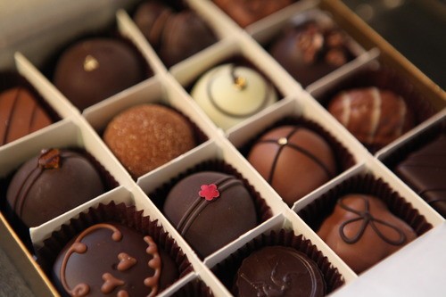 Шоколадные конфеты для сладкого стола